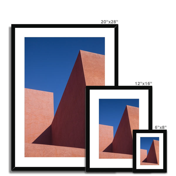 Santa Fe Adobe_5 Framed & Mounted Print