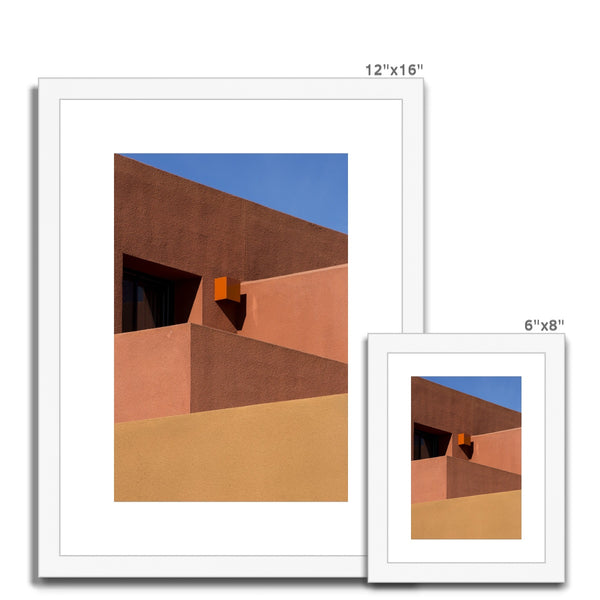 Santa Fe Adobe_12 Framed & Mounted Print
